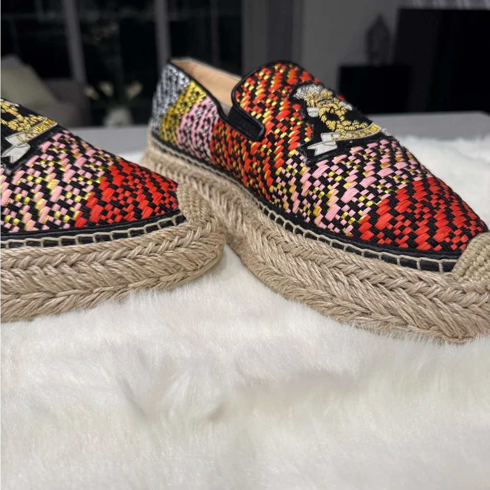 Christian Louboutin Woven Espadrilles. - Picture 6 of 17